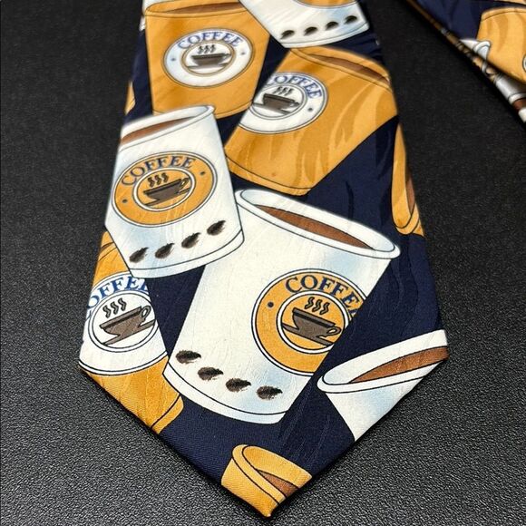 Keith Daniel’s Caffeine Explosion Coffee Tie - Picture 2 of 7